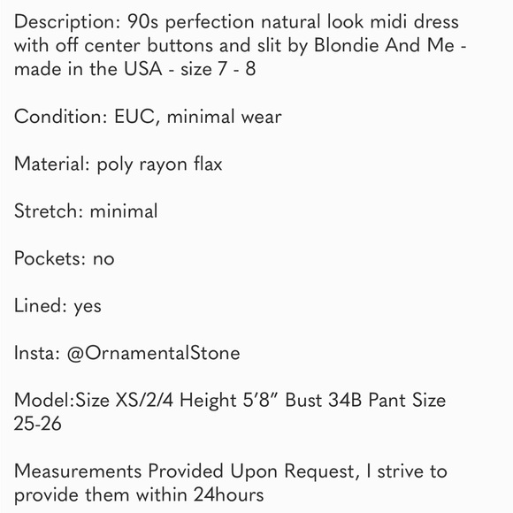 Linen Vintage Button Spring European-Style Midi Dress - Picture 7 of 11